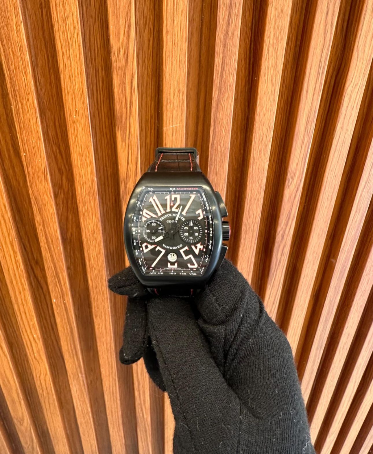 Franck Muller Vanguard V45 Black Dial Steel
