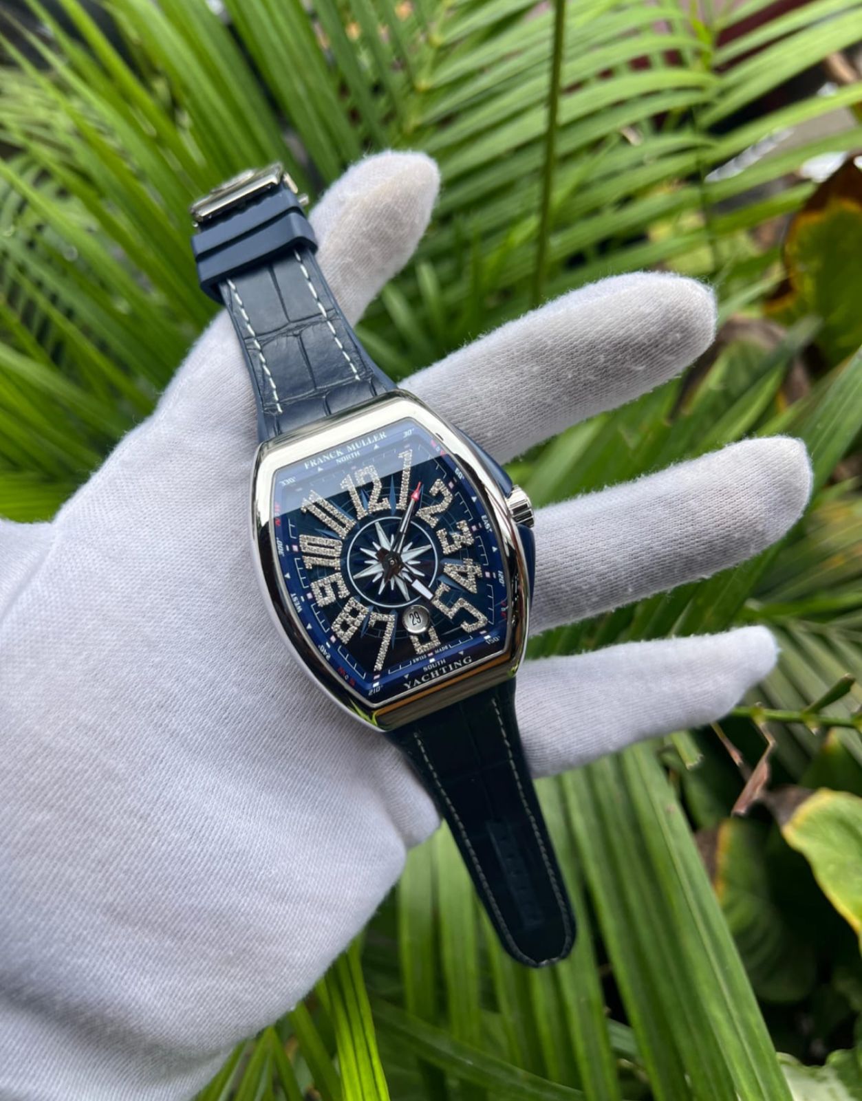 Franck Muller Yachting V45 Blue Diamonds
