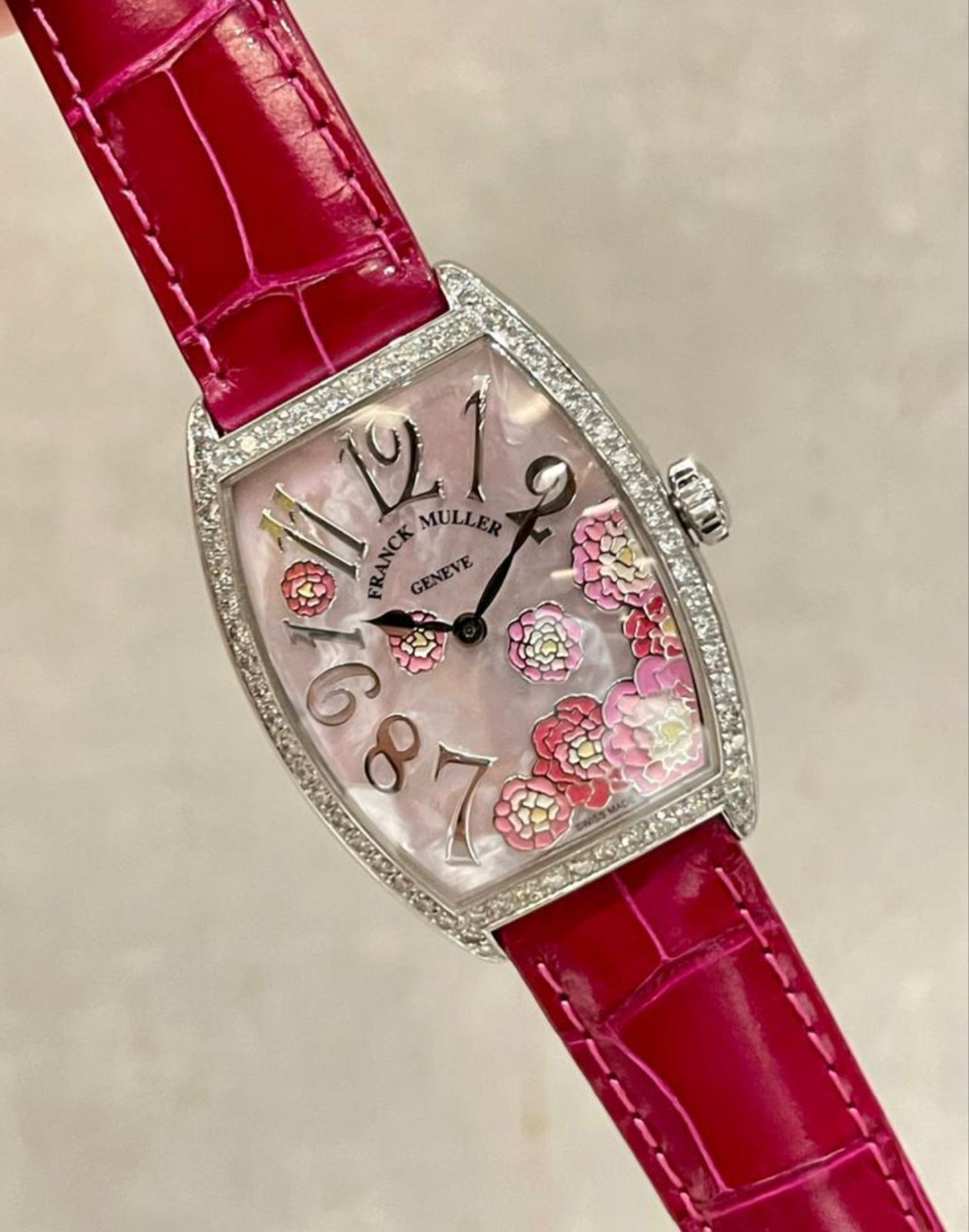 Franck Muller Curvex Floral Mother of Pearl